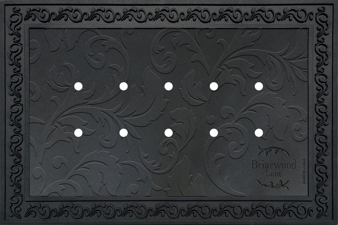 Briarwood Lane Briarwood Lane Outdoor Rubber Doormat Tray Floral Design x Standard Tray