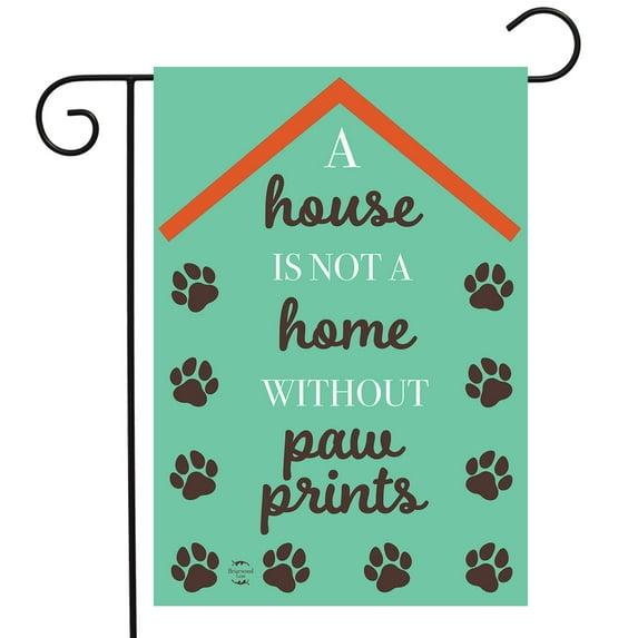 Briarwood Lane Spring Garden Flag 12x18 For Outdoor Pawprints Home Pet Owner For Spring Garden Flag Flags For Outside