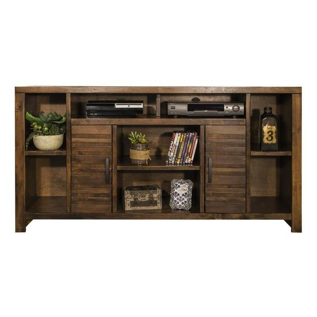 Bridgevine Home 64 inch TV Stand Console for TVs up to 70 inches, Whiskey Finish