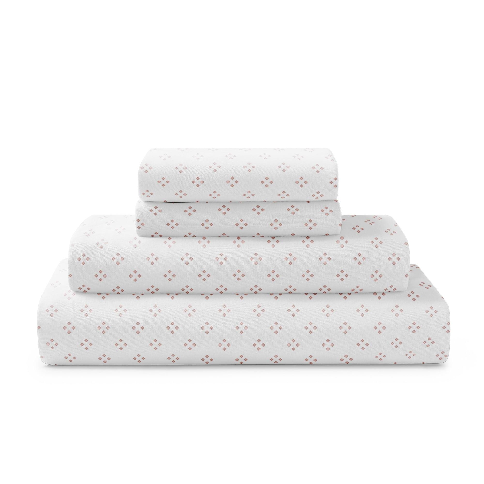 Brielle Home 100% Cotton Knit Jersey Sheets Collection