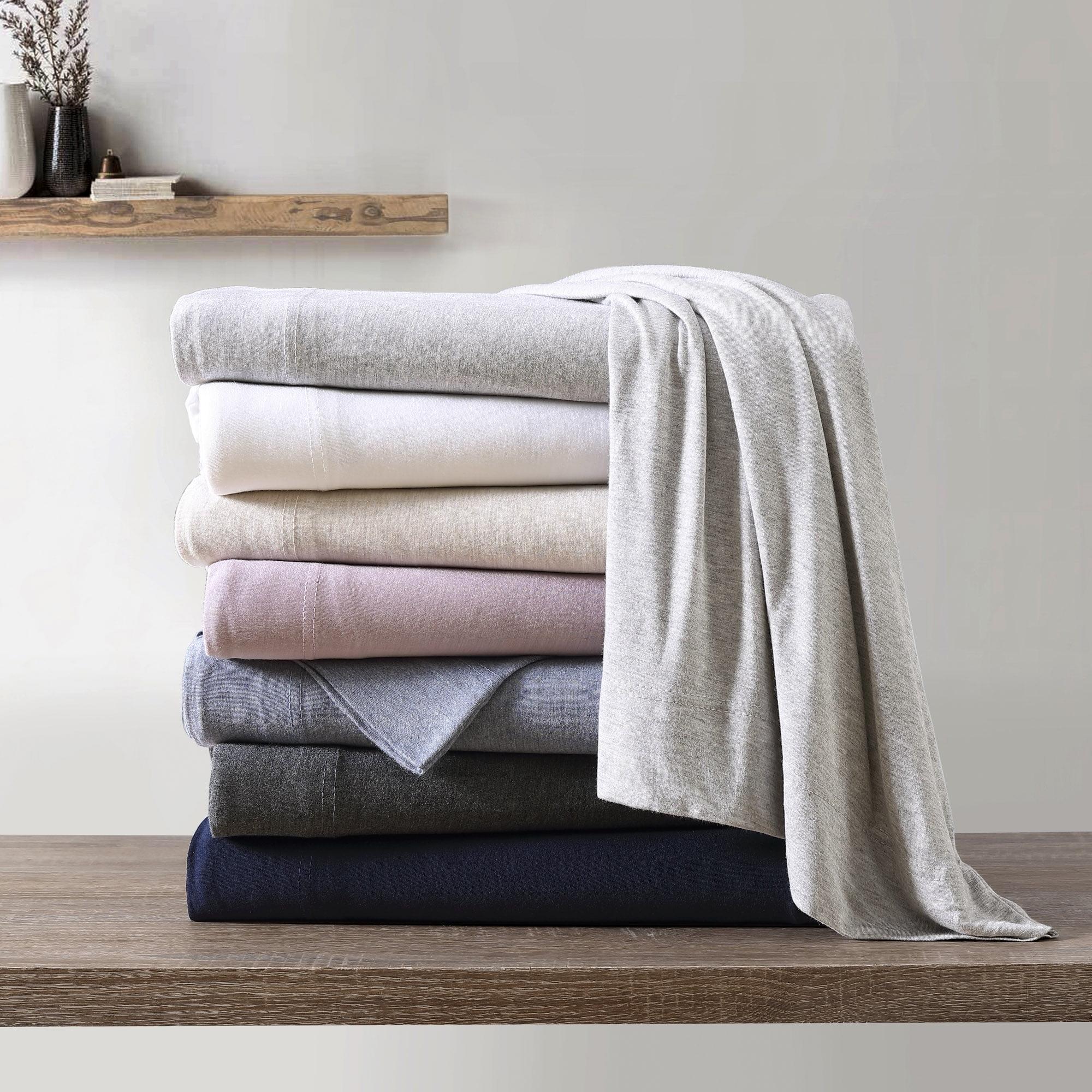 King Navy TENCEL Modal Jersey Knit Sheet Set