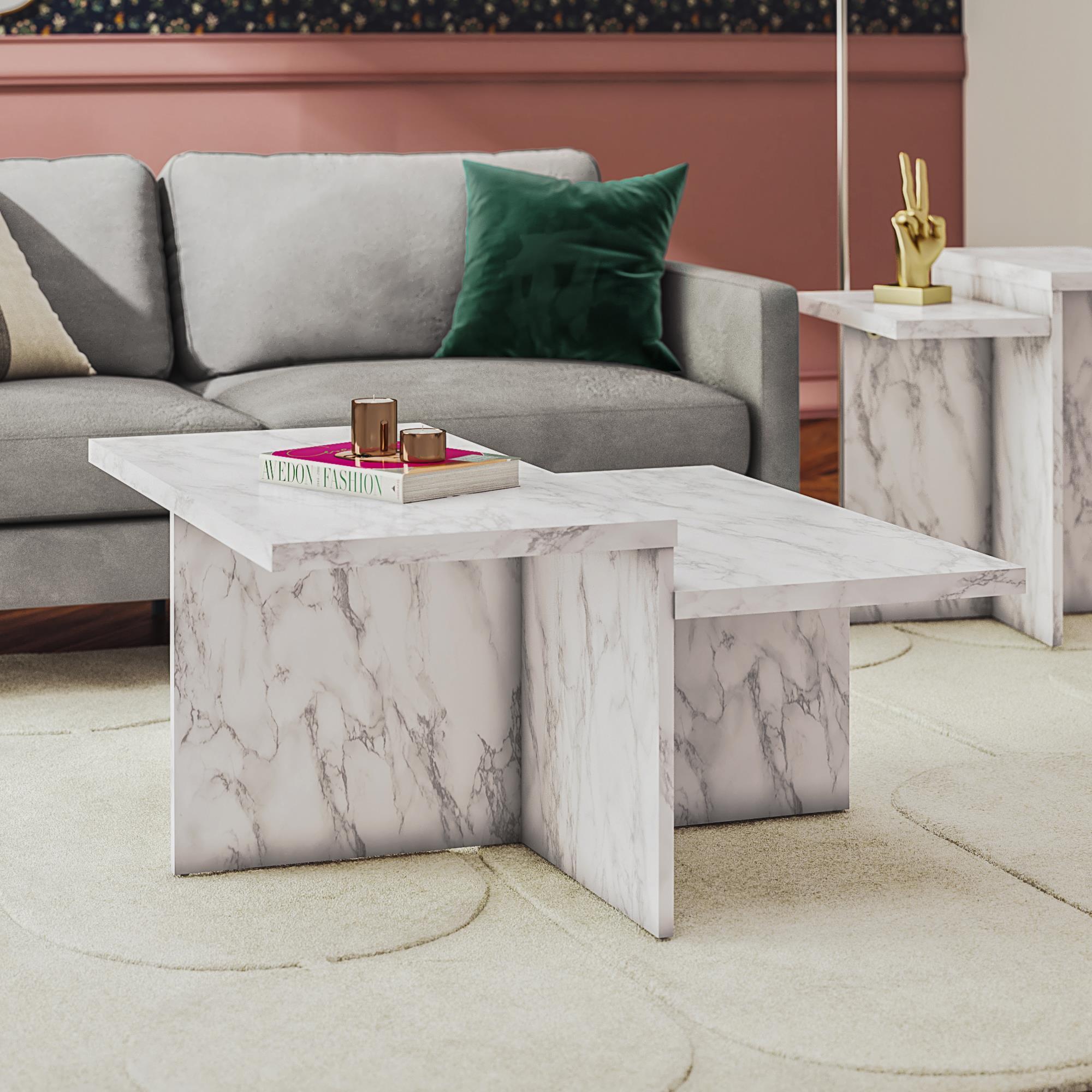 CosmoLiving by Cosmopolitan Brielle Two-Tiered Coffee Table