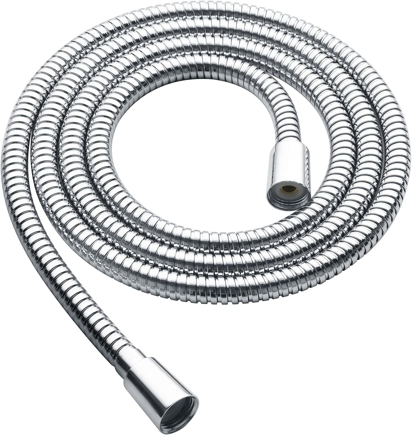 79-Inch Chrome Stainless Steel Ultra-Flexible Shower Hose