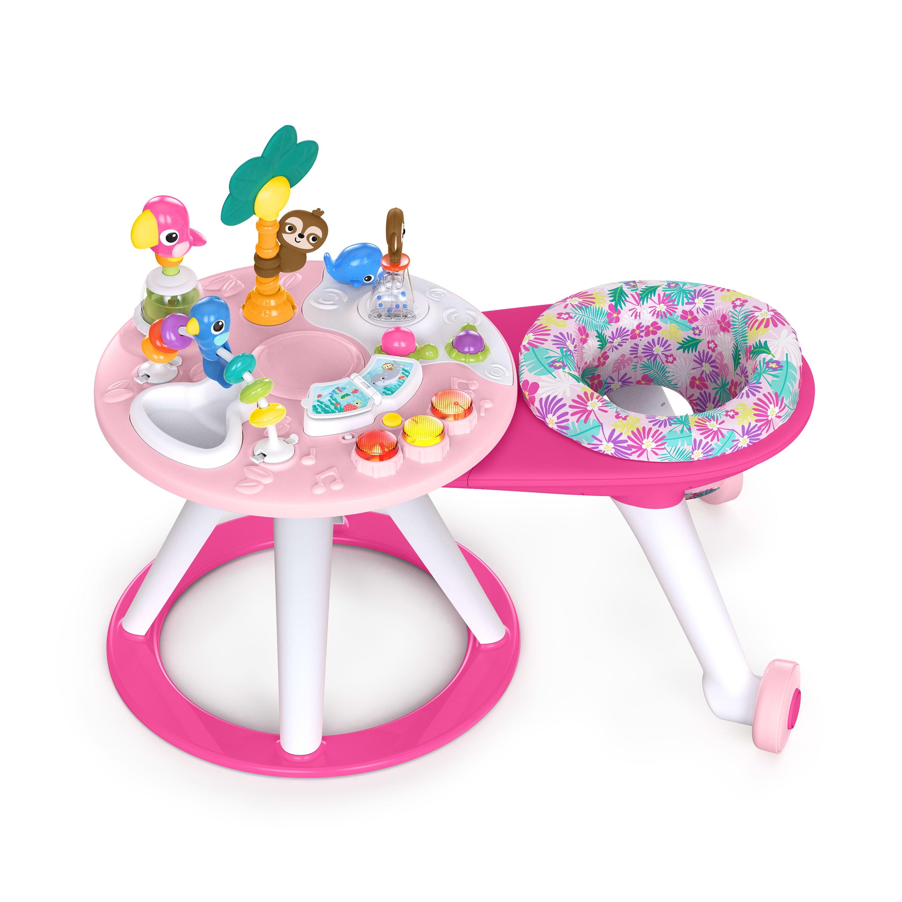 Bright Starts Around We Go 2-in-1 Activity Centre - Tropic Coral