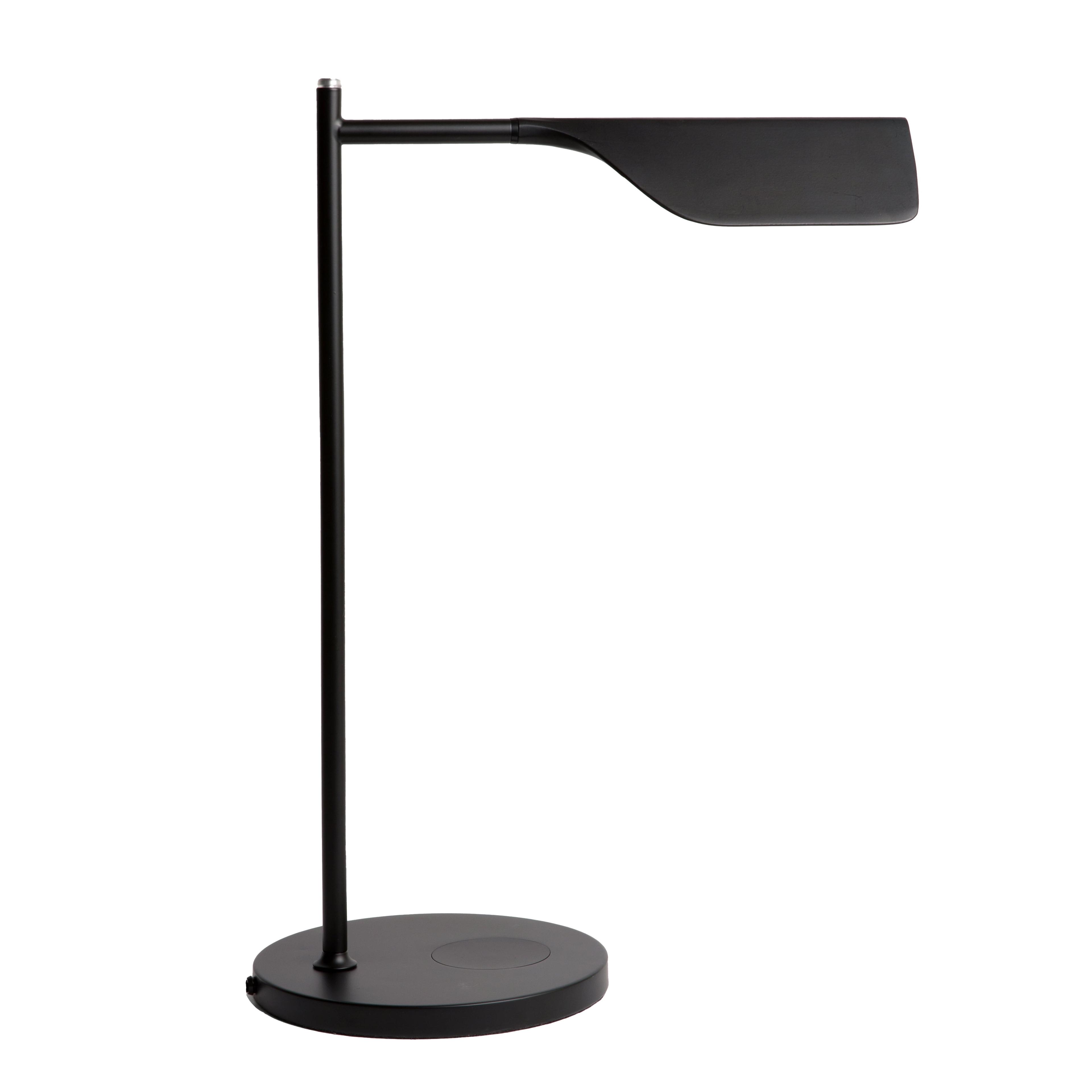 Brightech Leaf Dimmable Wireless Charging Integrated LED Modern Desk Lamp Classic Black