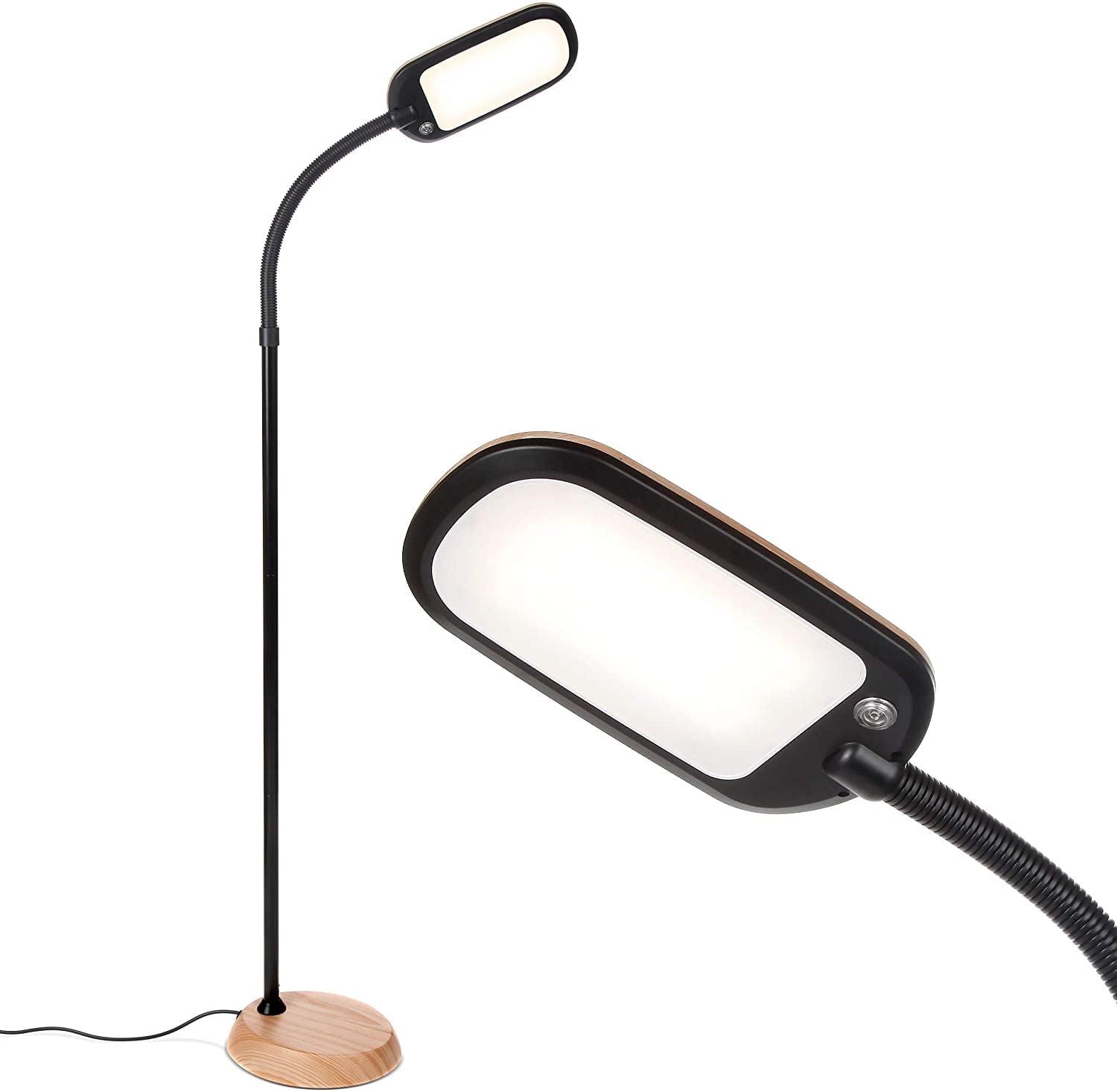 Brightech Litespan Slim 55 in. Industrial Dimmable LED Directional Task Floor Lamp