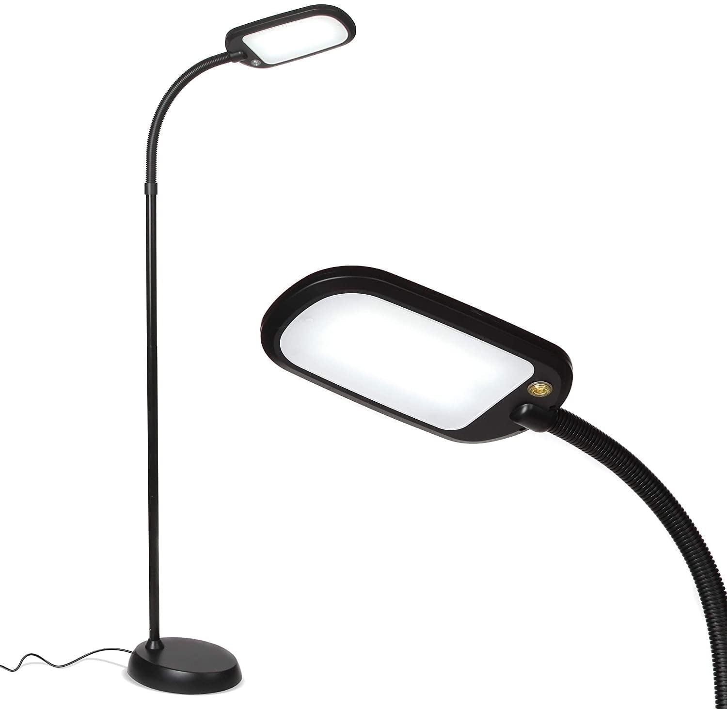 Brightech Litespan Slim 55 in. Industrial Dimmable LED Directional Task Floor Lamp