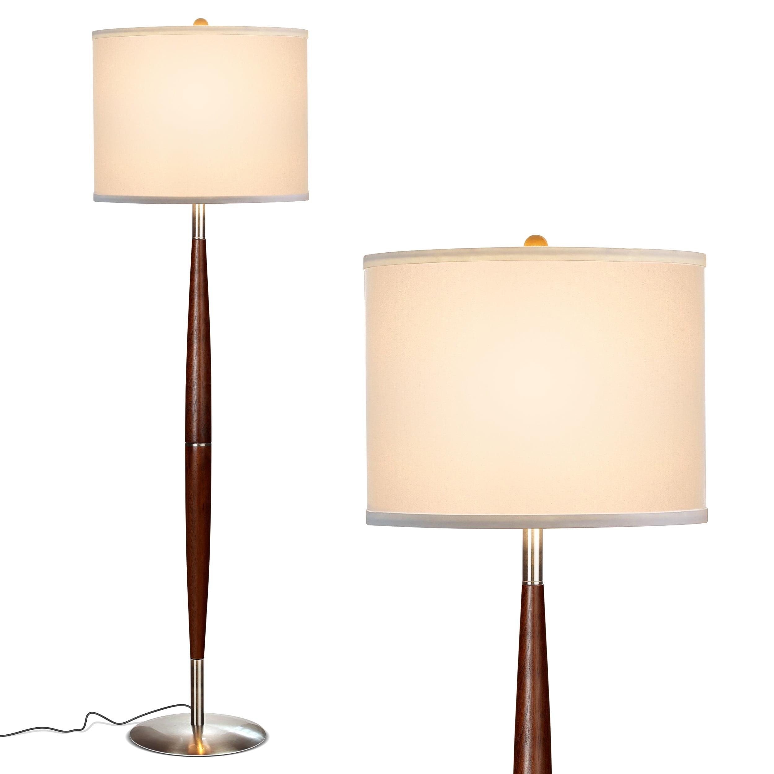Lucas 61 in. Mid-Century Modern 1-Light LED Energy Efficient Floor Lamp