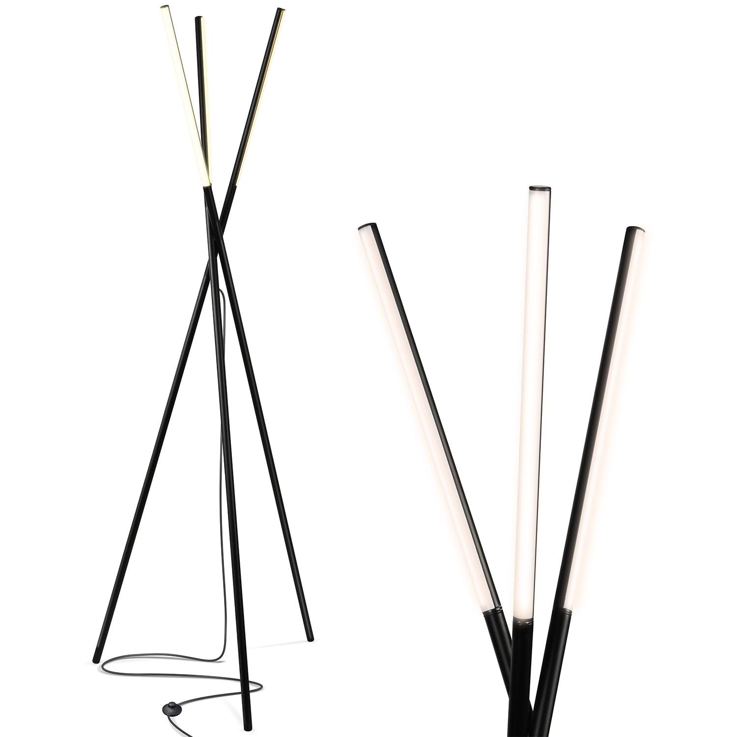 Modern Black 60" LED Tripod Floor Lamp with Energy Star