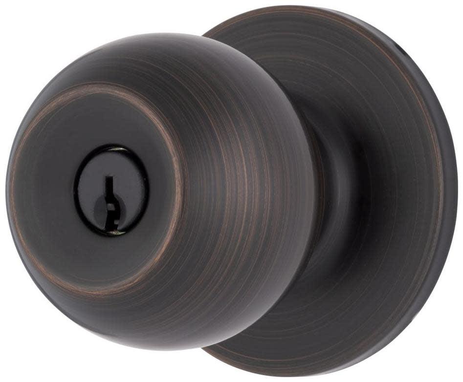 Brinks Raleigh Series Keyed Entry Transitional Ball Knob
