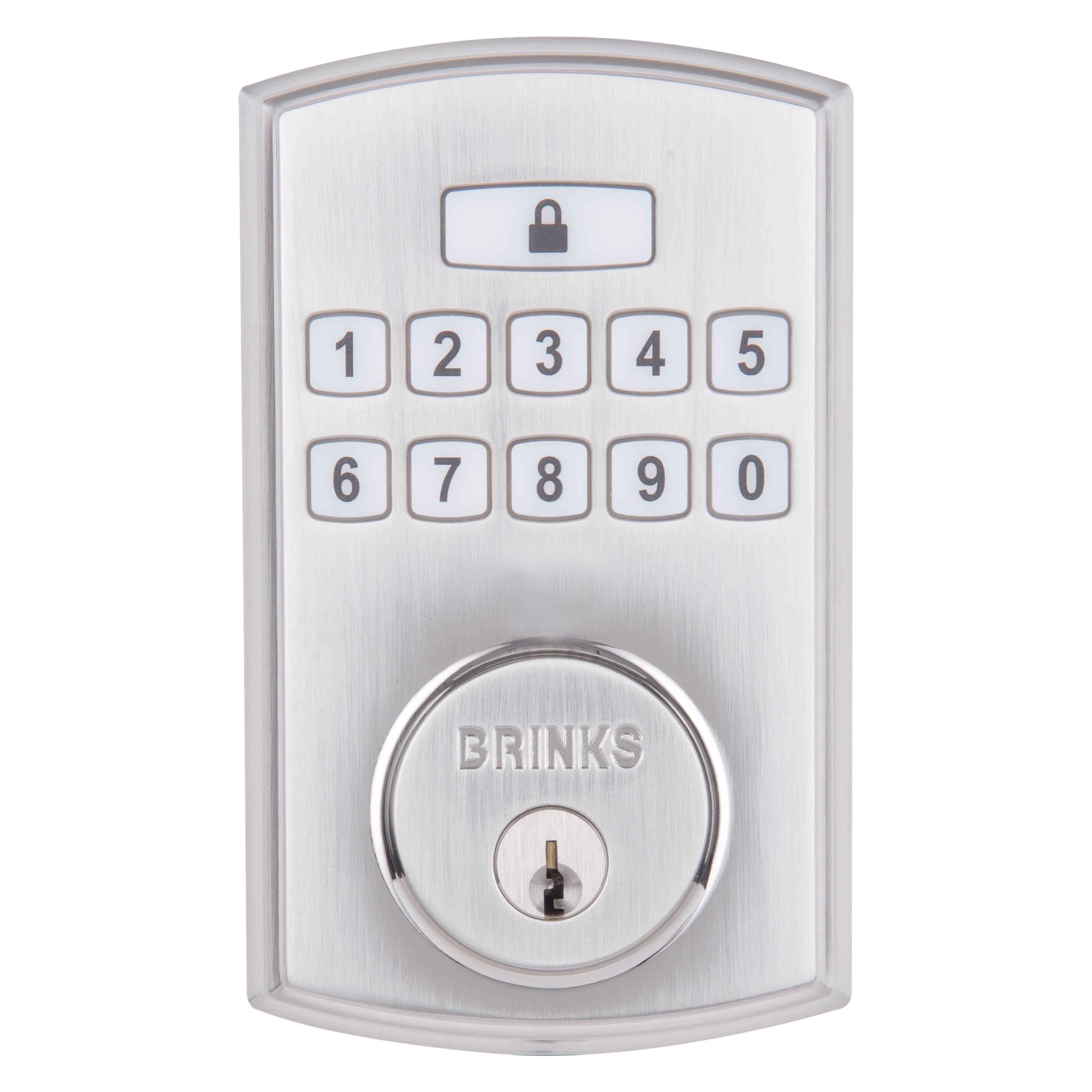 Satin Nickel Electronic Keypad Fingerprint Door Lock