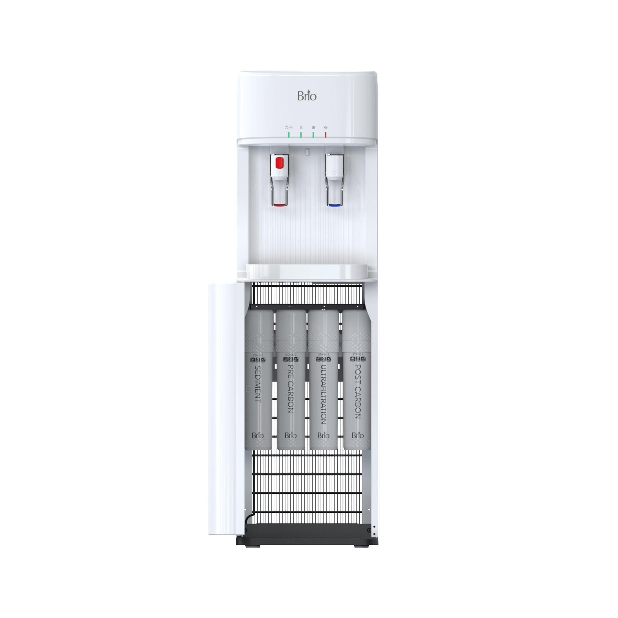 Brio White Bottleless Water Dispenser with Ultrafiltration and LED Indicators