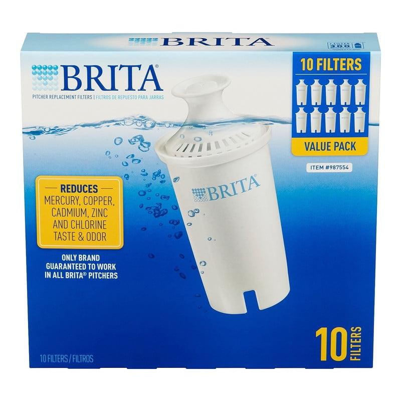 Brita Pitcher Replacement - 10 Filters