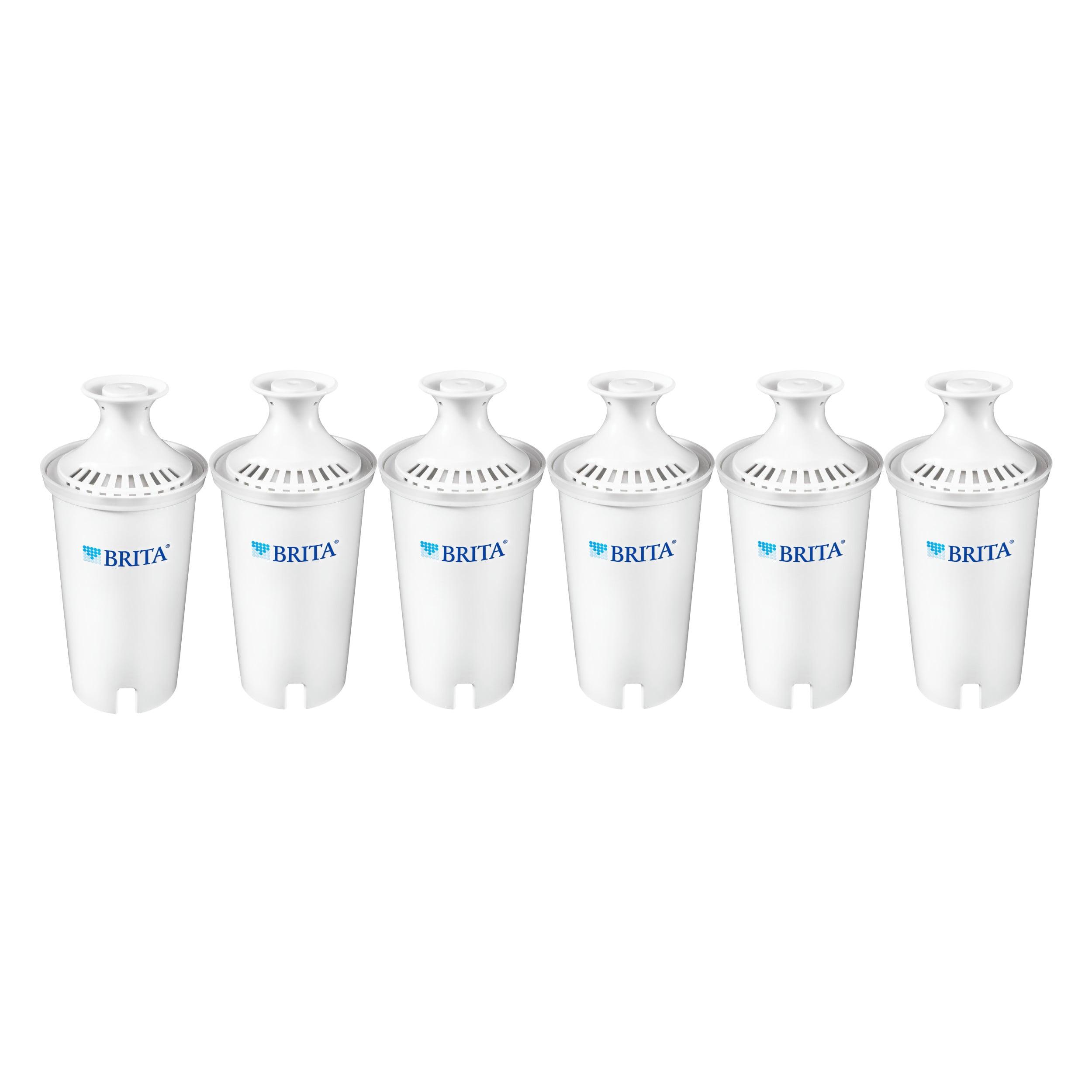 Brita Replacement Water Filters for Brita Water Pitchers and Dispensers - 6ct: Reduces Odors, Filters Chlorine