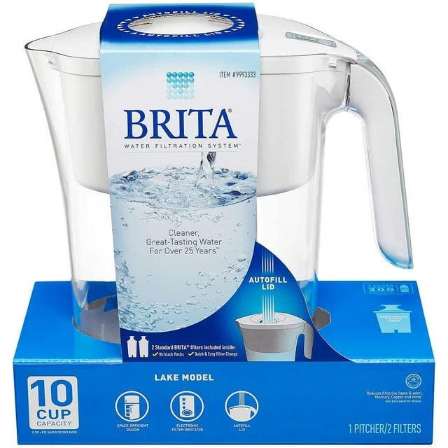 Brita Wave Lanzador de Agua de 10 Tazas Más 2 Filtros Avanzados Blanco - Nuevo