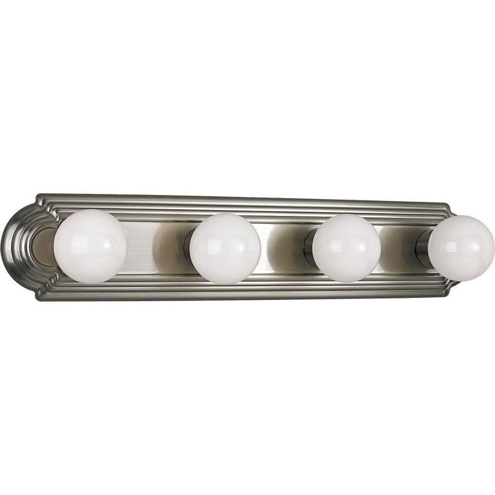 Broadway 24" Brushed Nickel 4-Light Wall Sconce