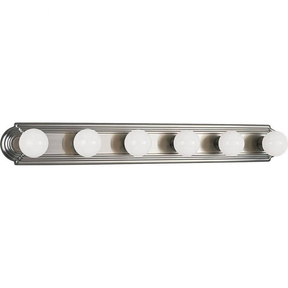 Broadway 36'' Brushed Nickel 6-Light Wall Vanity Fixture