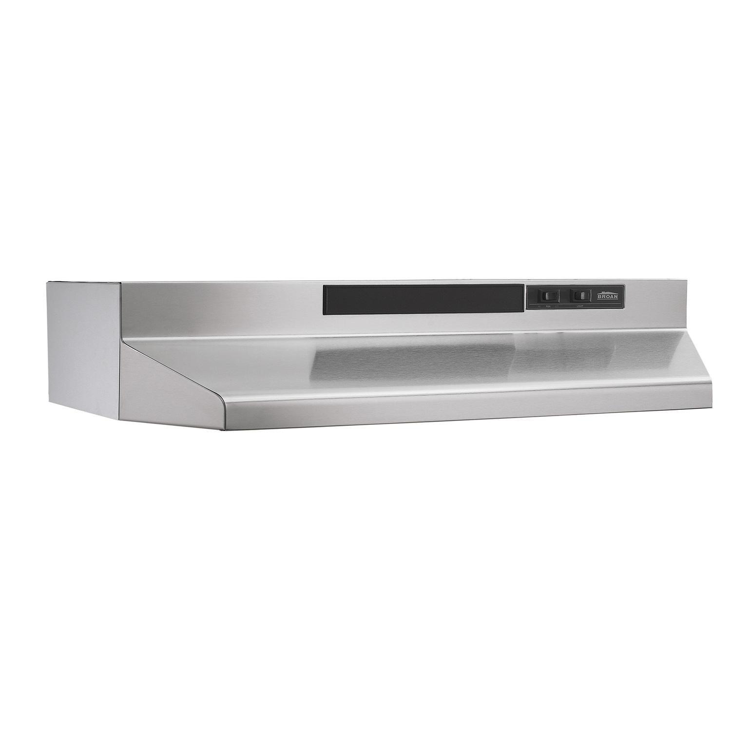 Broan NuTone Broan NuTone 30" Steel 160 CFM Convertible Under Cabinet Range Hood with Mesh Filter F403023