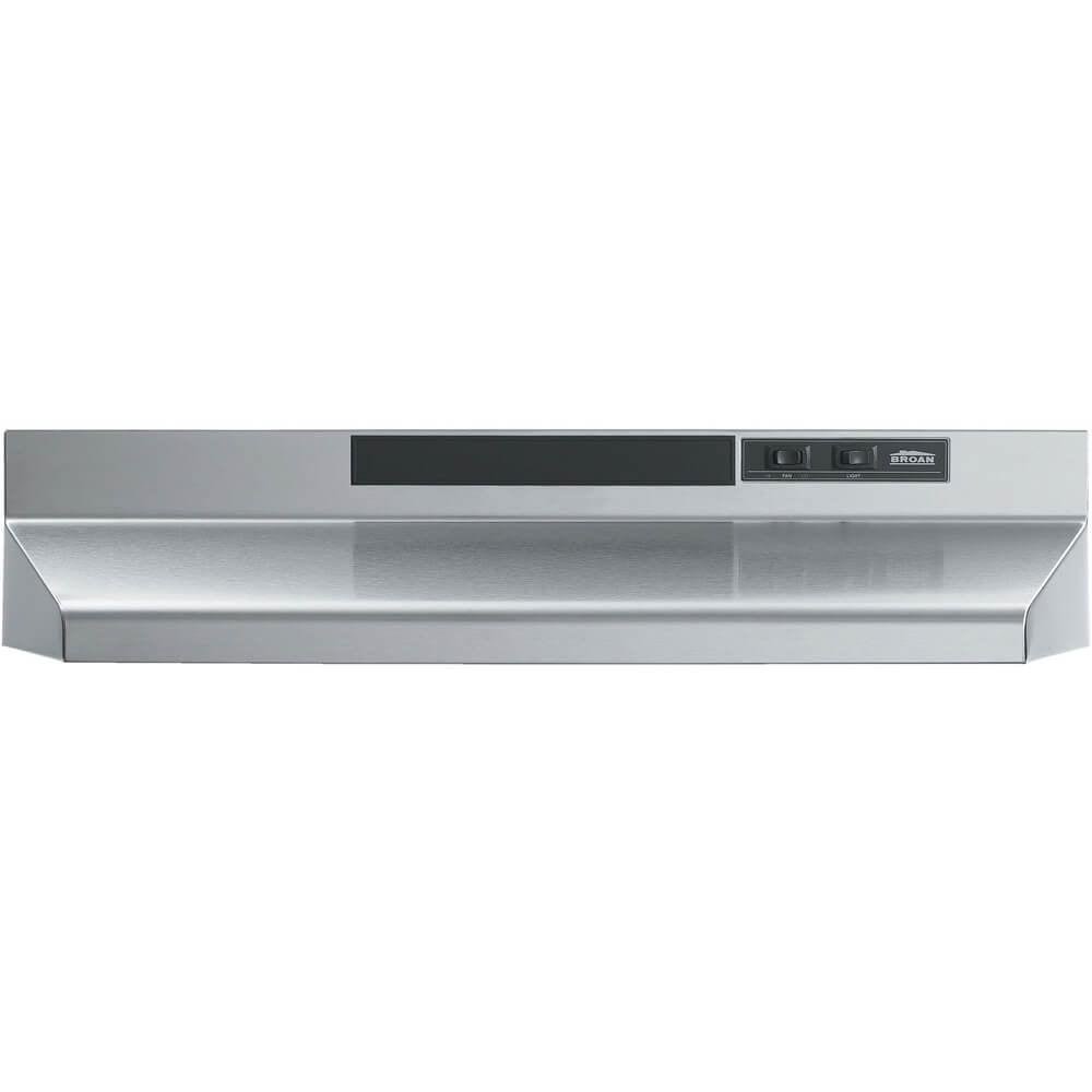 Broan NuTone Broan NuTone 30" Steel 160 CFM Convertible Under Cabinet Range Hood with Mesh Filter F403023