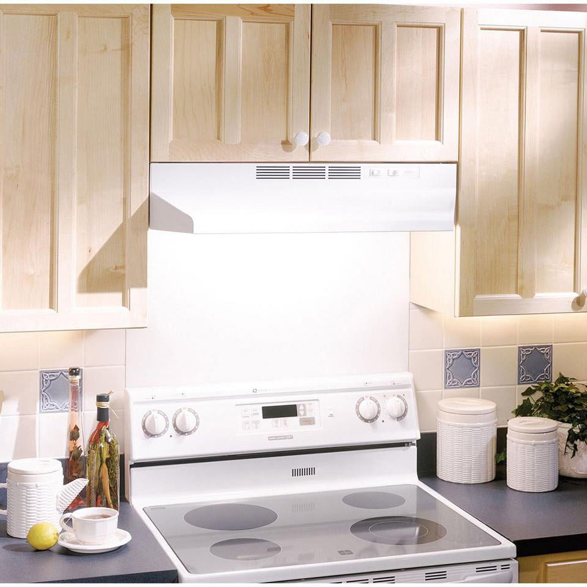 Broan Steel Ductless (Non-Vented) Under Cabinet Range Hood with Charcoal Filter