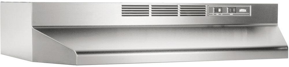 Broan 30" Stainless Steel Under Cabinet Range Hood with Charcoal Filter