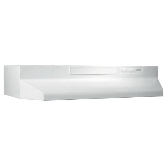 Broan NuTone 30" Steel 160 CFM Convertible Under Cabinet Range Hood with Mesh Filter