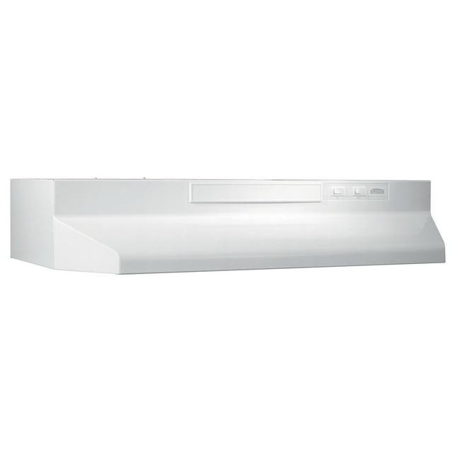 Broan NuTone 30" Steel 160 CFM Convertible Under Cabinet Range Hood with Mesh Filter