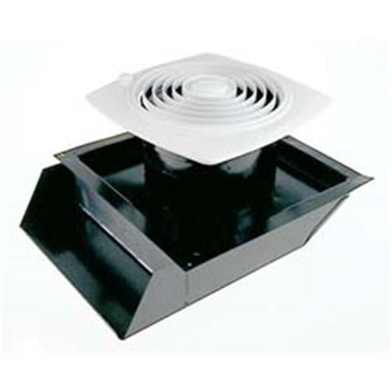 Broan-NuTone White Steel Wall Mount Sidewall Exhaust Fan