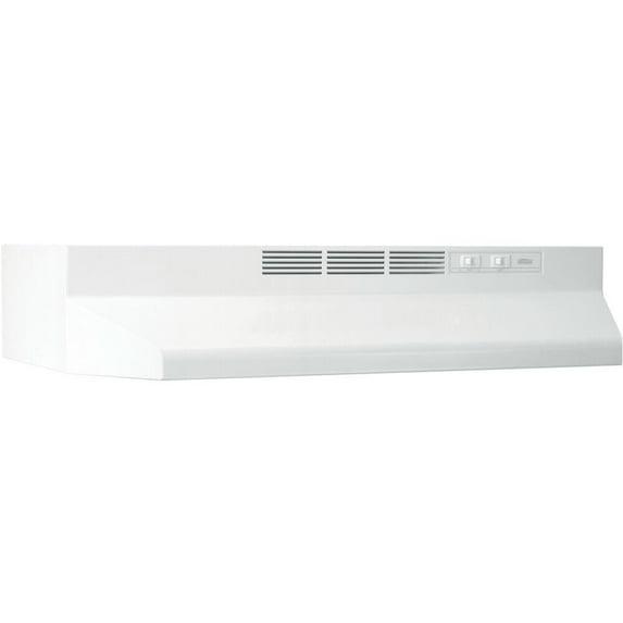 Broan NuTone 30" Stainless Steel Ductless (Non-Vented) Under Cabinet Range Hood with Charcoal Filter