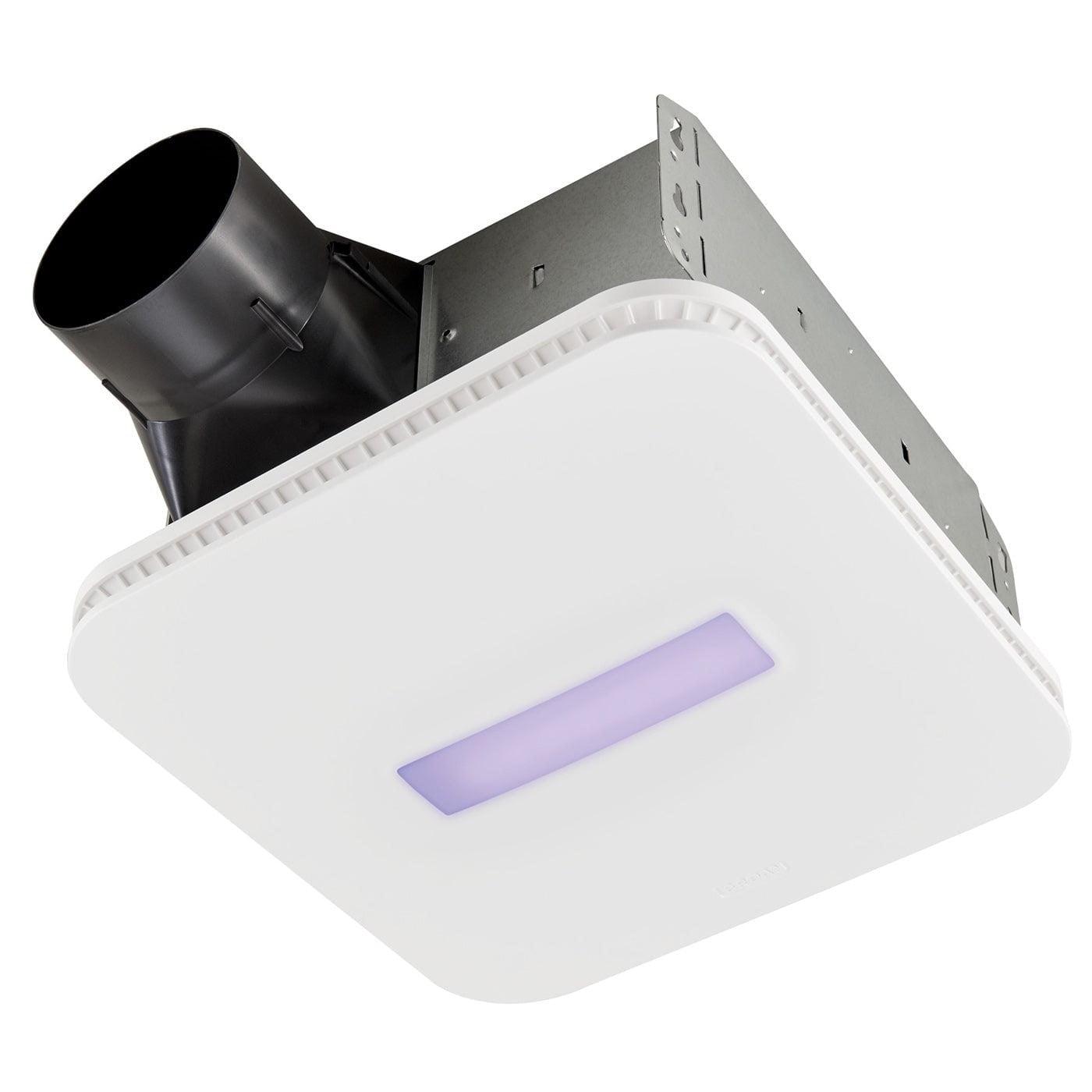 Broan-NuTone White Steel LED Ventilation Fan with Violet Light