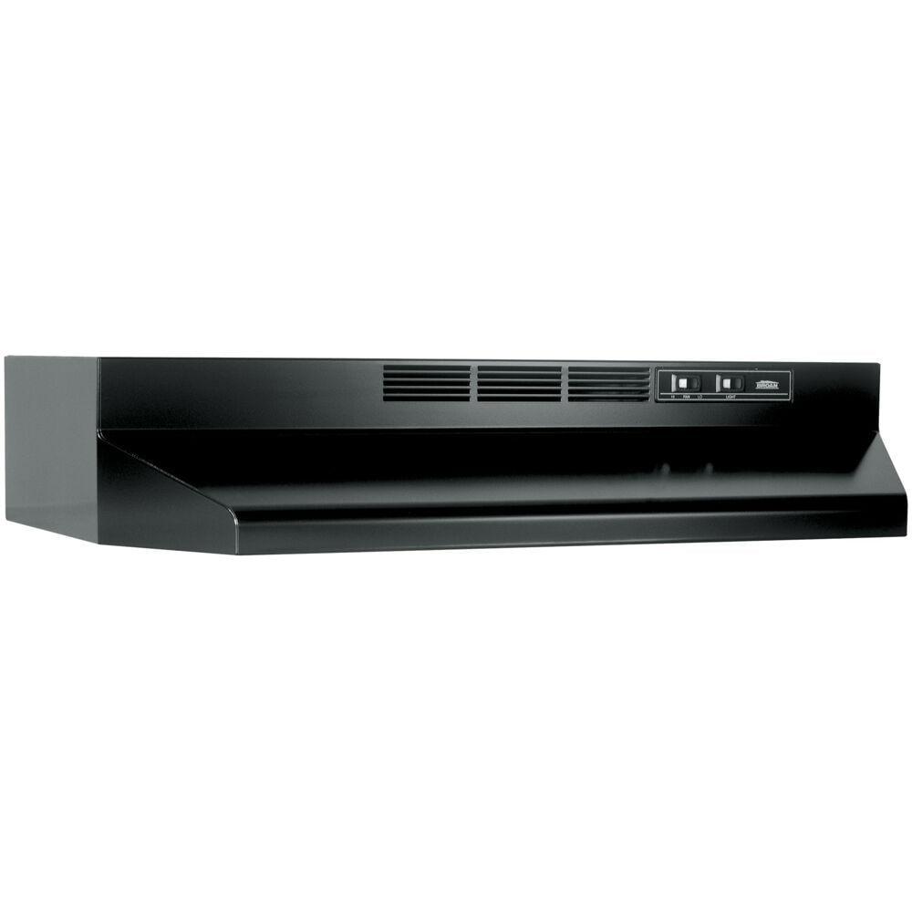Broan NuTone 30" Stainless Steel Ductless (Non-Vented) Under Cabinet Range Hood with Charcoal Filter