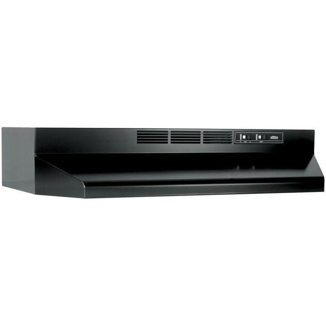 Broan NuTone 30" Stainless Steel Ductless (Non-Vented) Under Cabinet Range Hood with Charcoal Filter