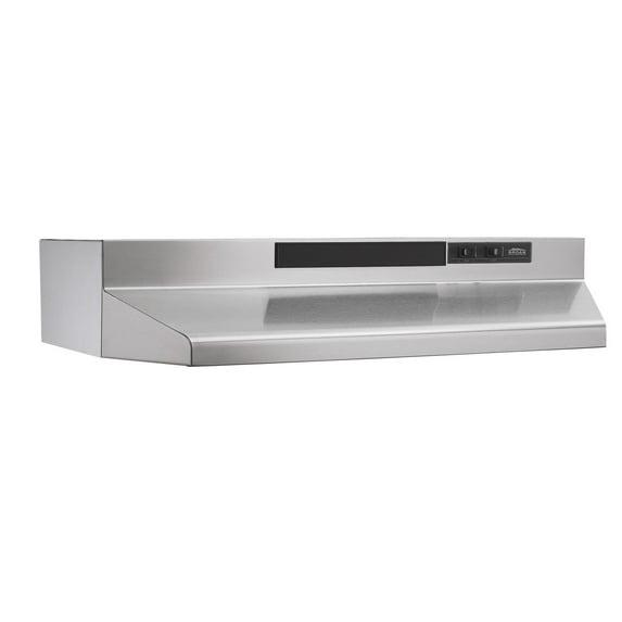 Broan NuTone Broan NuTone 24" Steel 190 CFM Convertible Under Cabinet Range Hood with Mesh Filter F402404