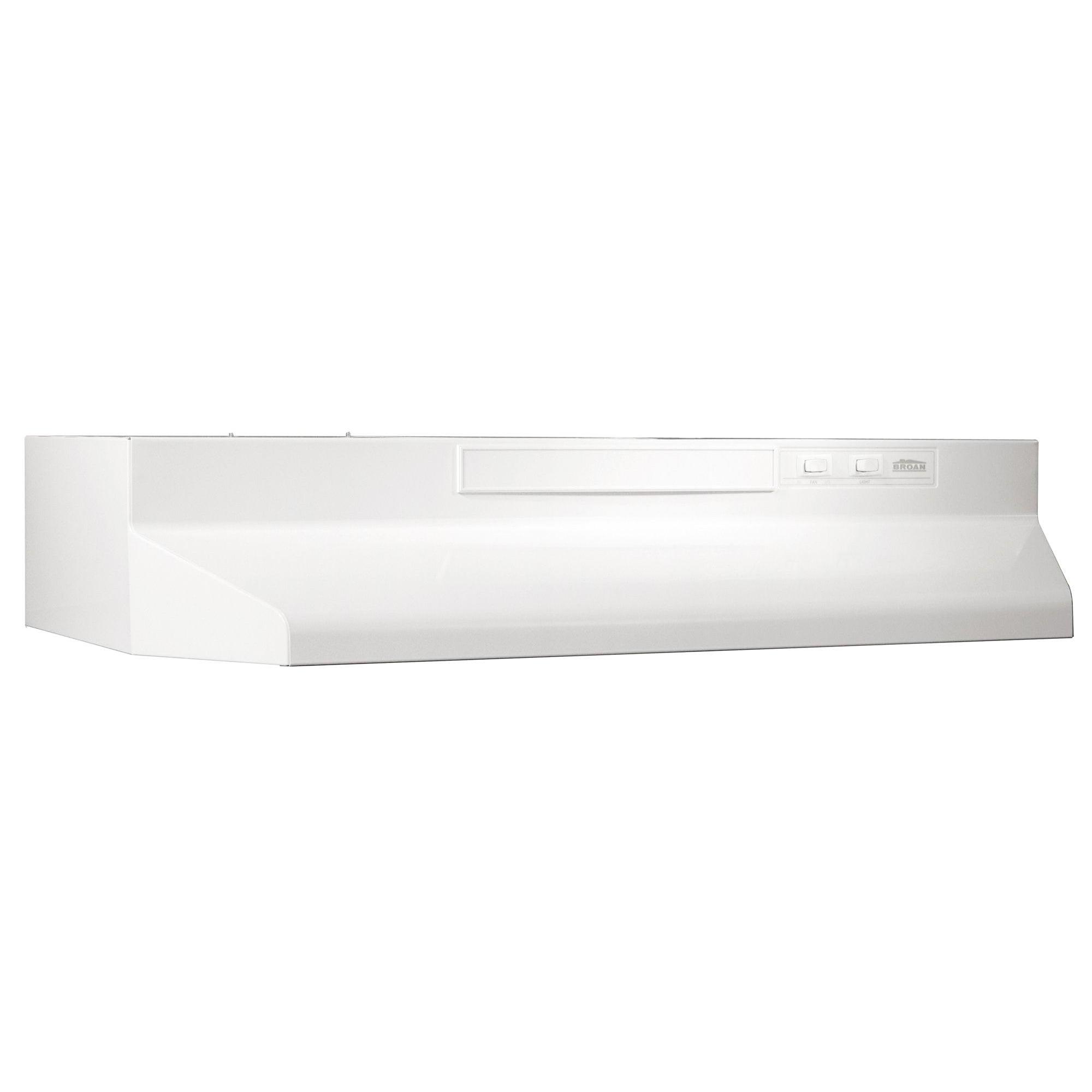 Broan NuTone 30" Steel 160 CFM Convertible Under Cabinet Range Hood with Mesh Filter