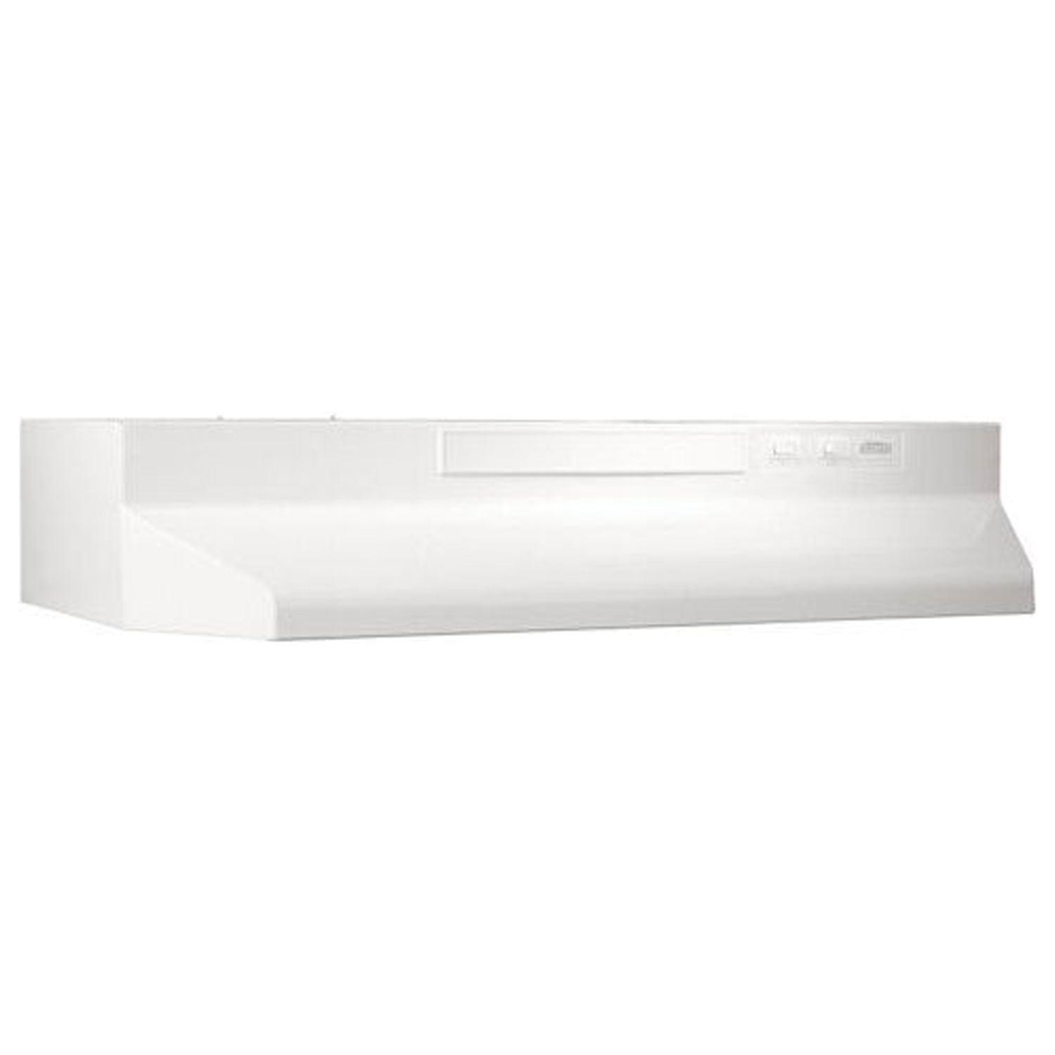 Broan-NuTone 36" White Steel Convertible Under Cabinet Range Hood