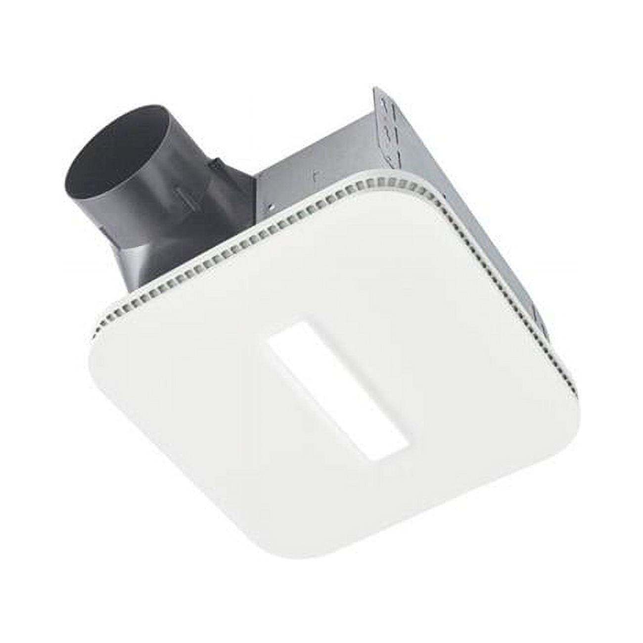 White LED Ceiling Mount Bathroom Exhaust Fan with Clean Cover