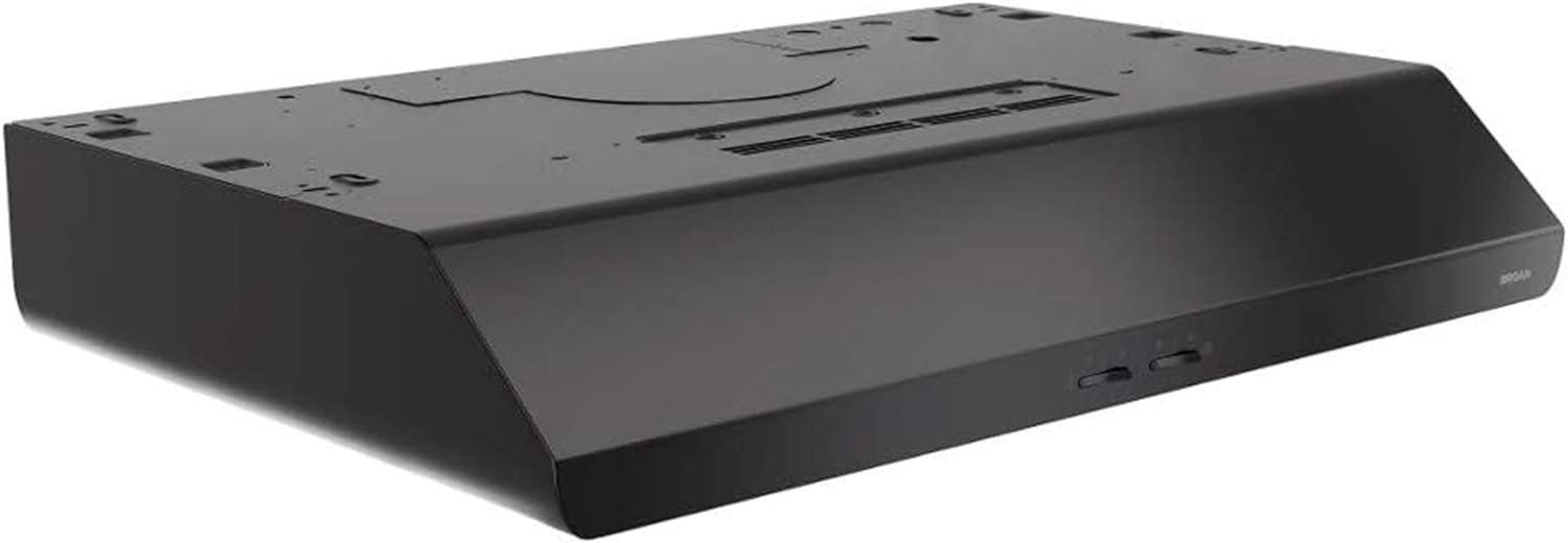 Broan NuTone Broan NuTone 30" Steel 250 CFM Convertible Under Cabinet Range Hood with Mesh Filter BKSH130BL