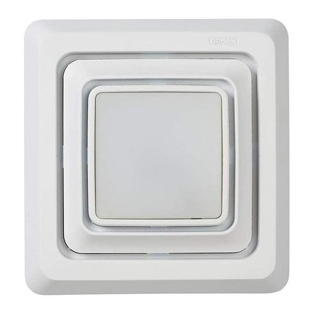 Broan-NuTone Broan FG600S LED Lighted Grille Upgrade for Bathroom Ventilation Fans, Easy Installation for DIY, White