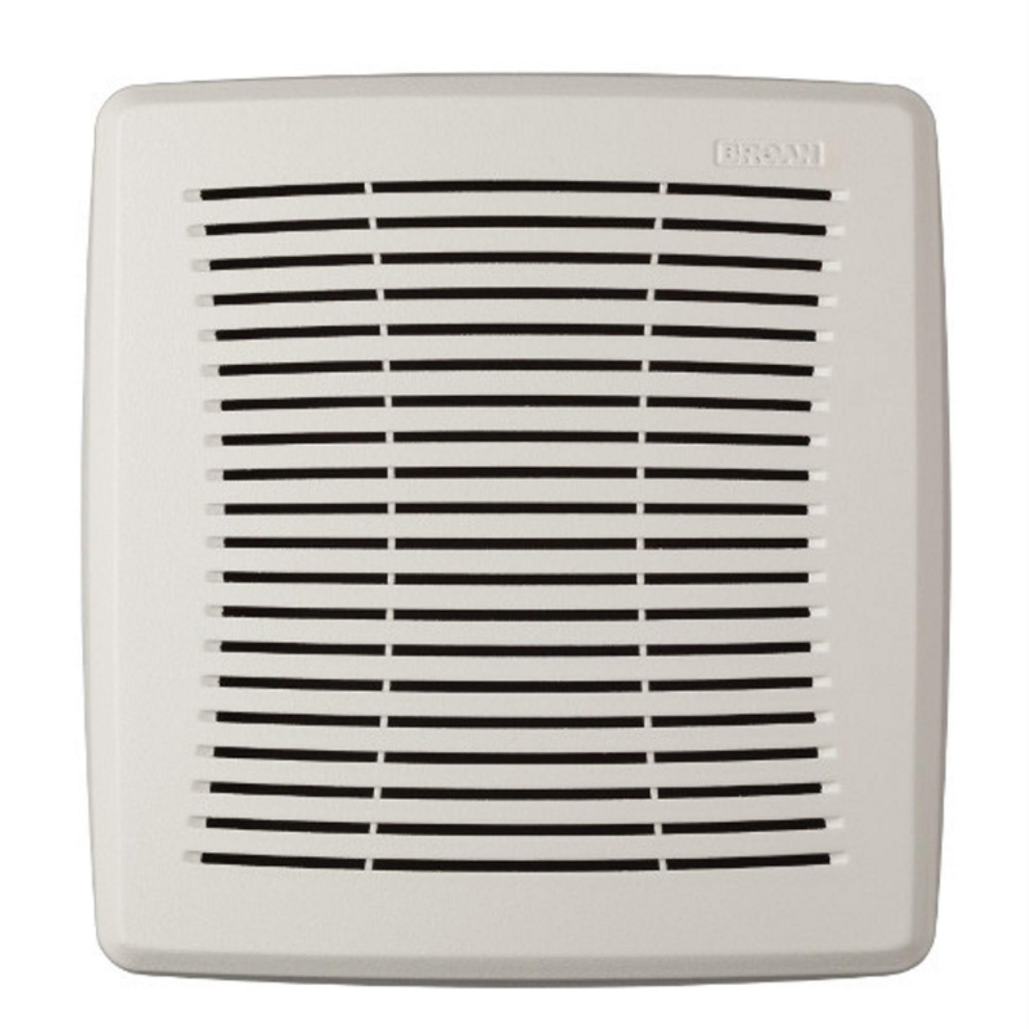 Broan-NuTone FGR101 Replacement Square Bathroom Ventilation Exhaust Fan Grille Cover, White