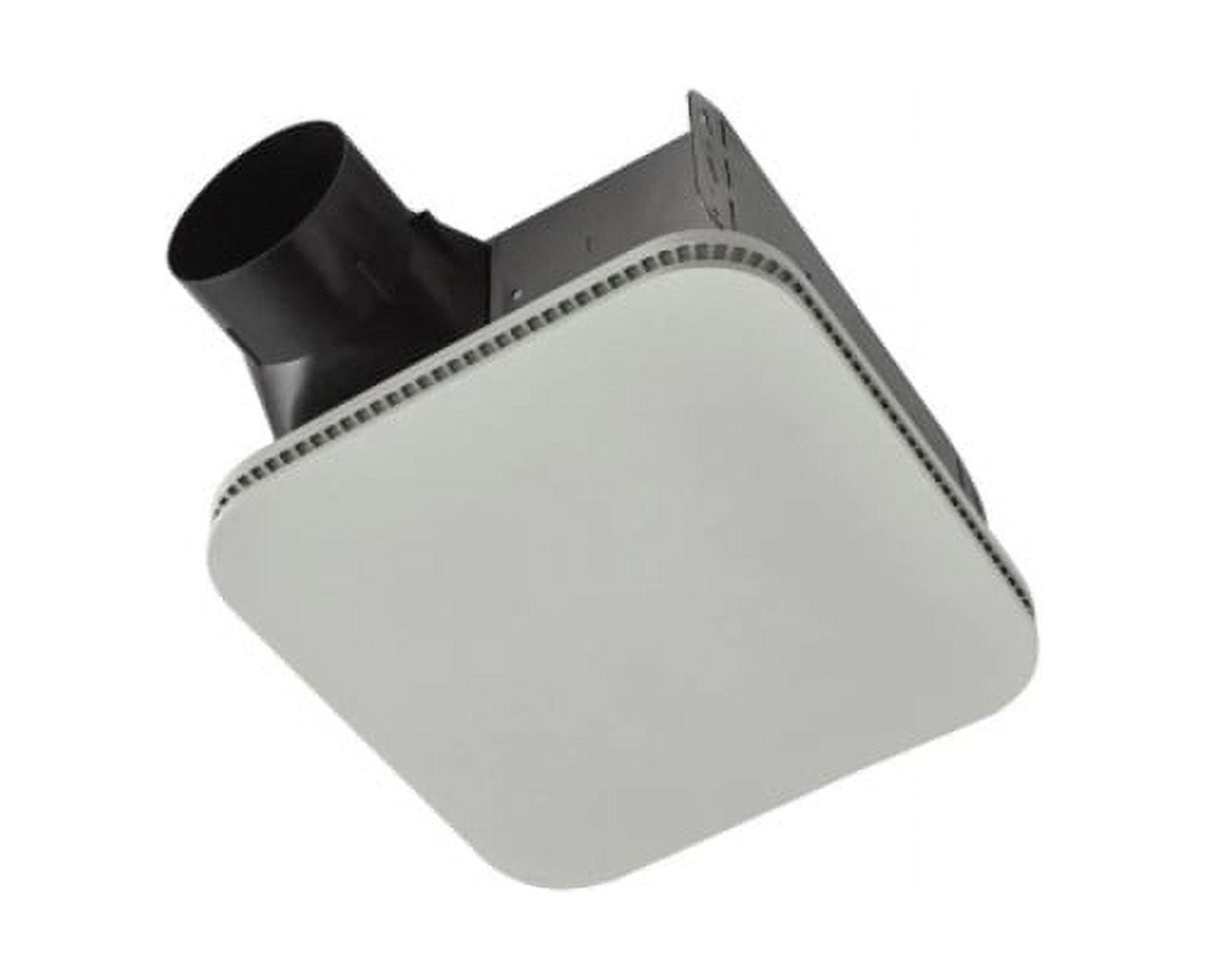 White Energy Star Ceiling Bathroom Exhaust Fan with CleanCover