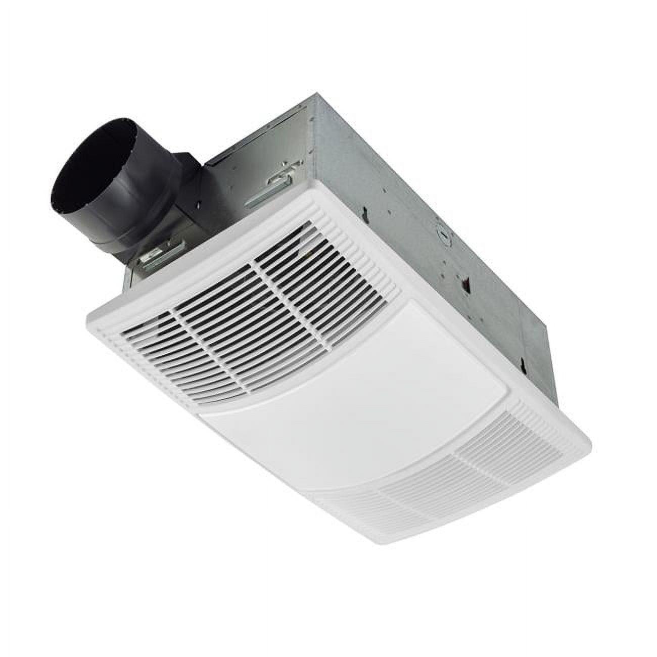 Brighter White 80 CFM Ceiling Mount Bathroom Exhaust Fan with Heater