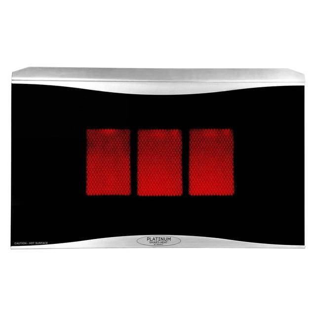 Platinum Smart-Heat - 300 Series Gas Patio Heater-Natural Gas Fuel Source in Stainless Steel Finish