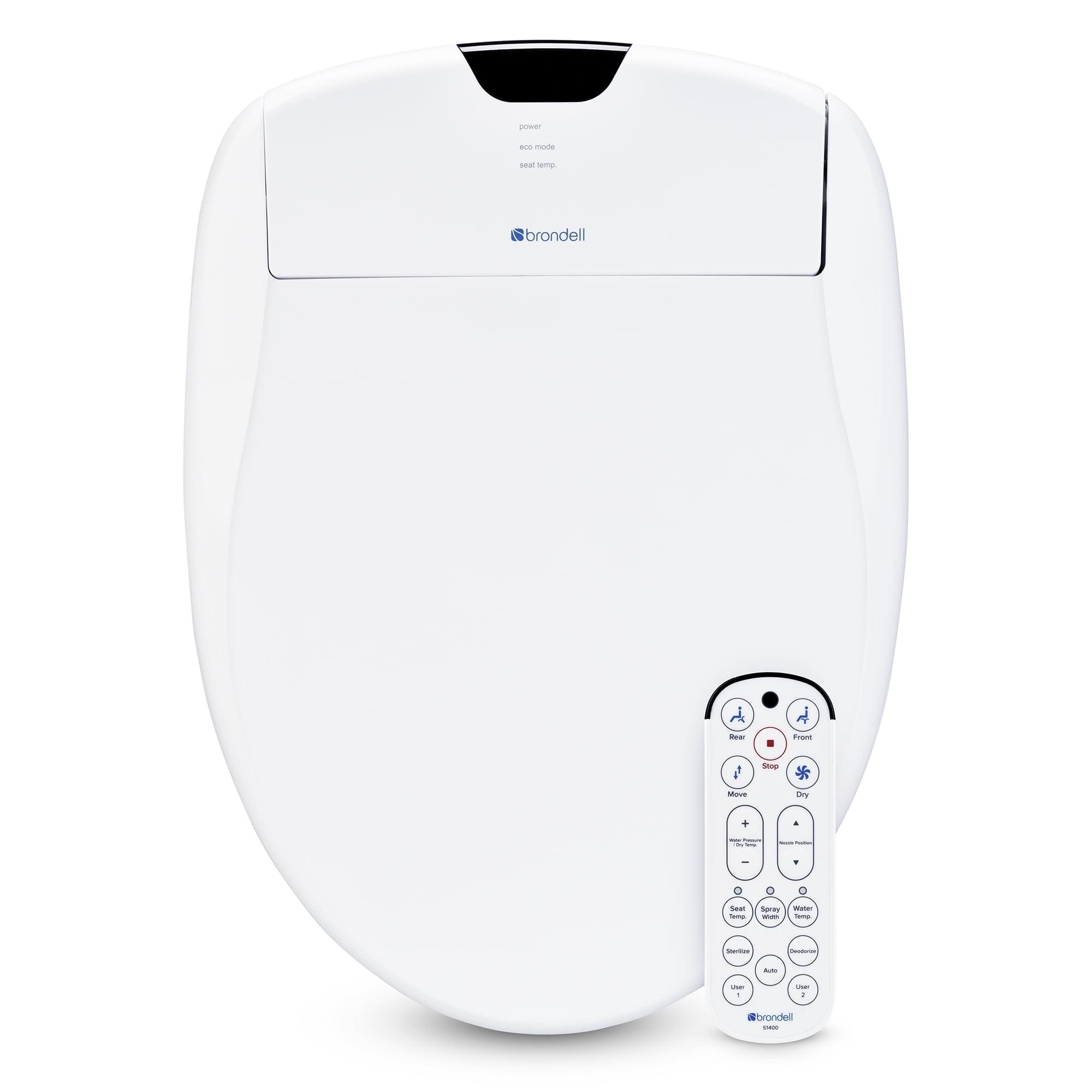 Brondell S1400-RW Swash 1400 Luxury Bidet Toilet Seat Round