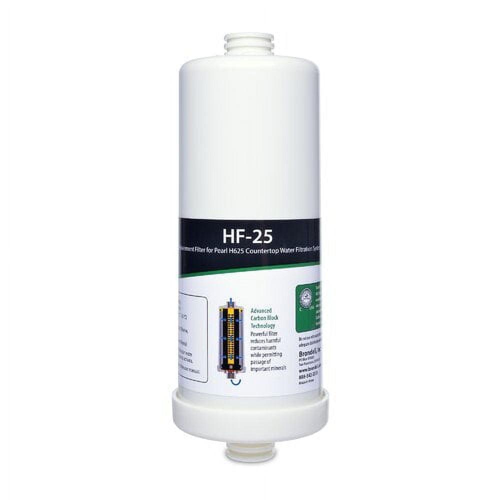 Brondell H2O+ Pearl Carbon Block Replacement Water Filter for H625 Water Filtration System