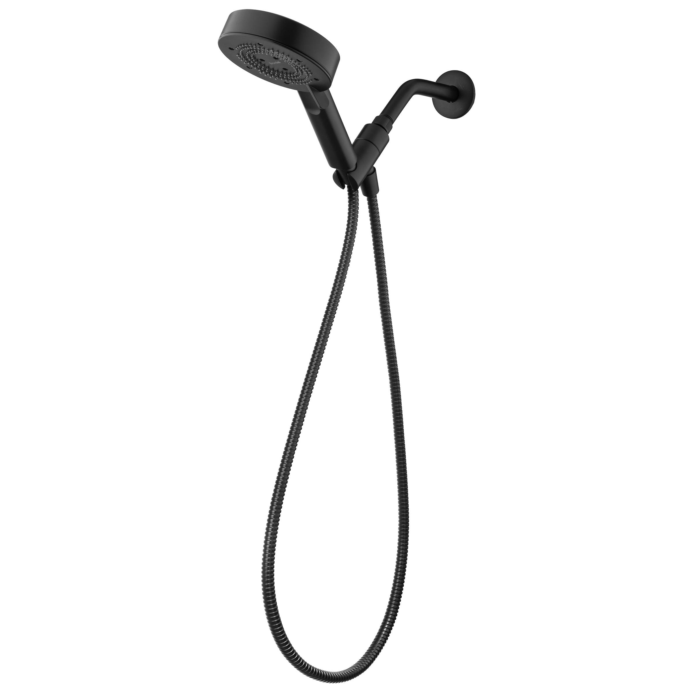 Brondell Nebia High Pressure Shower Head with Handheld Spray Combo, Yuba NE80, Adjustable Showerhead, 5- Setting, Precision Nozzle, Matte Black