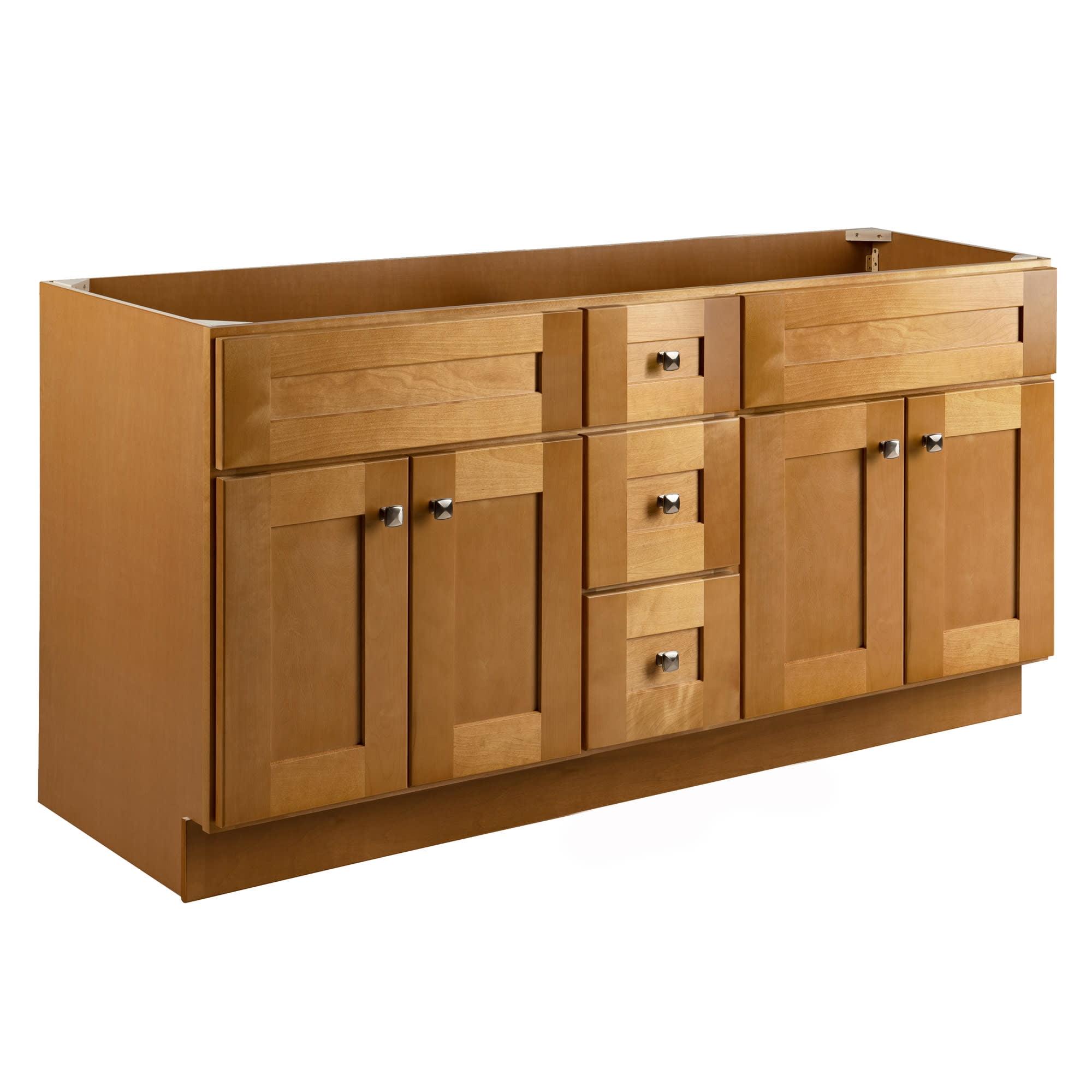 Brookings 60 Inch Bathroom Vanity, Shaker, Solid Wood, Fully Assembled, Sherwin Williams – Design House, 214999