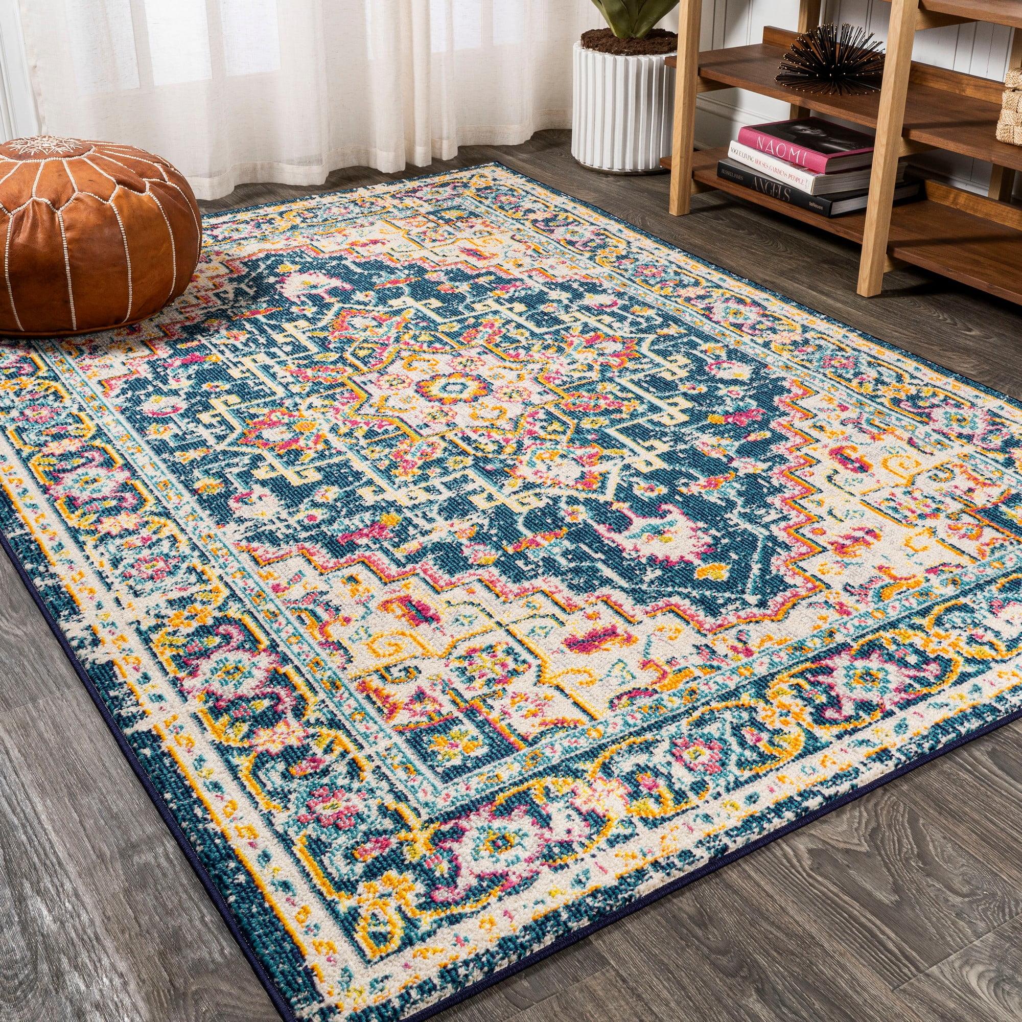 Brooklyn Geometric Medallion Area Rug  - JONATHAN Y