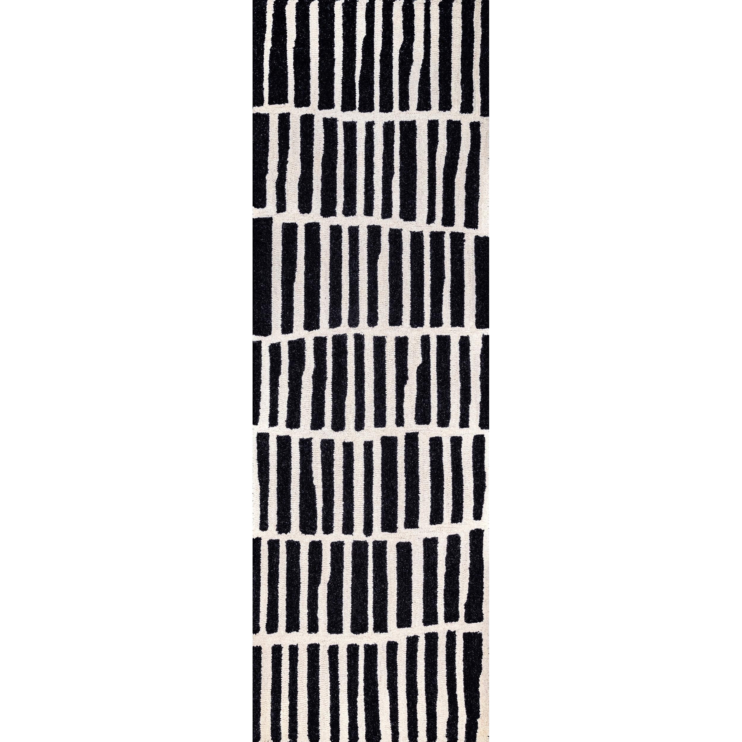 nuLOOM Roxane Contempoary Striped 2' 6" x 6' Runner