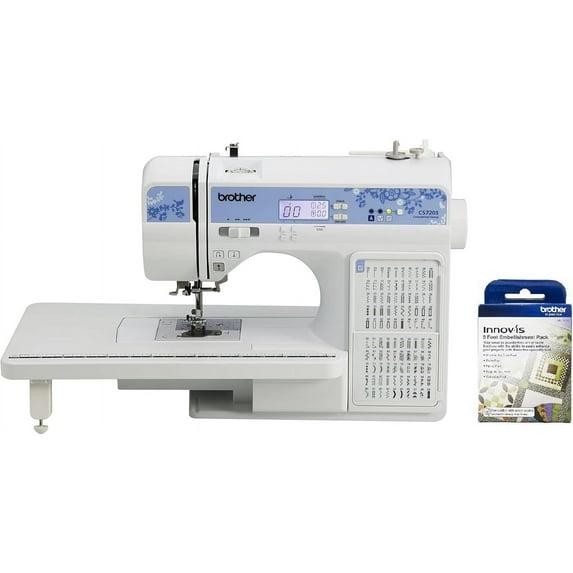 Brother CS7205 150-Stitch Computerized Sewing Machine with Wide Table, Water-Soluble Stabilizer Included