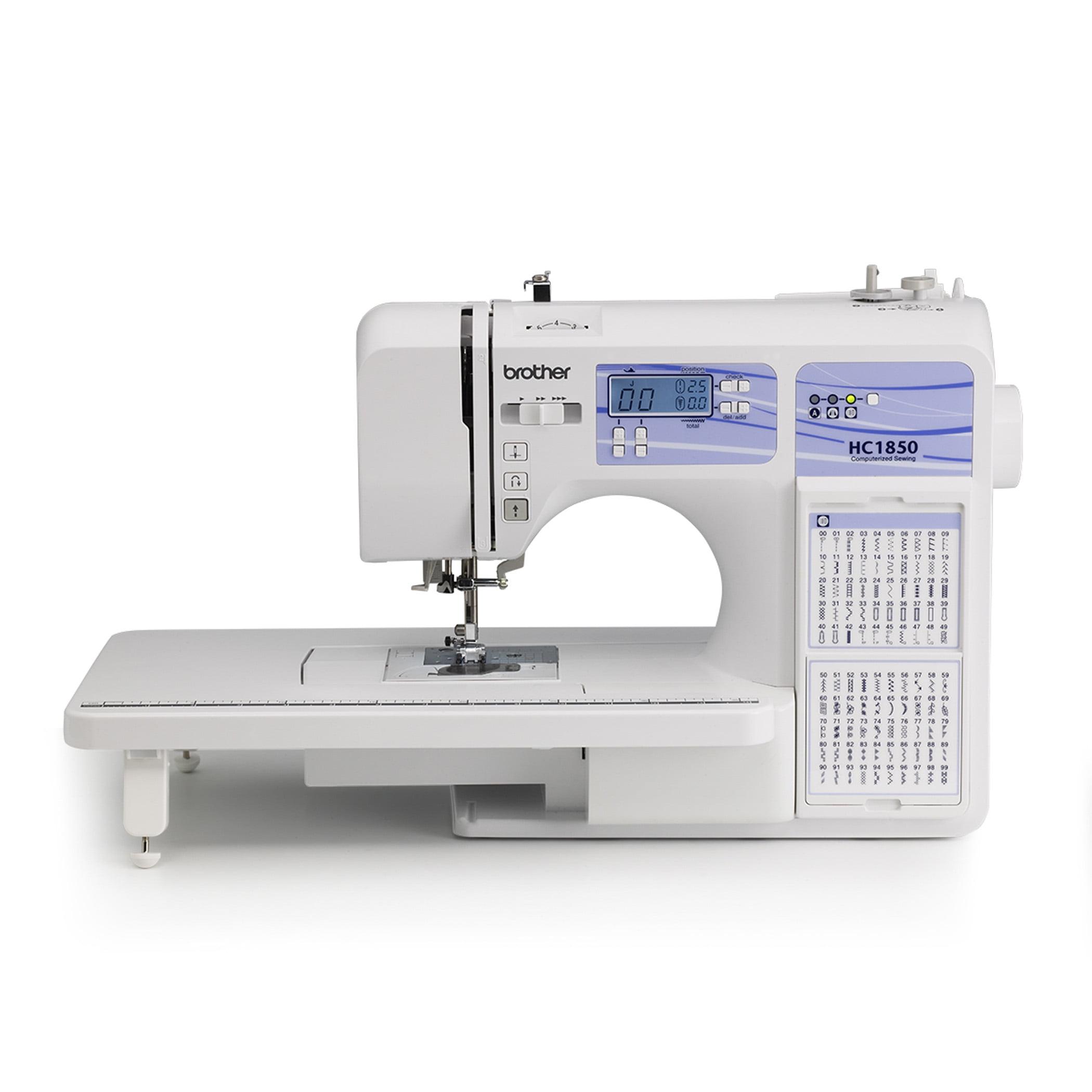 Brother HC1850 185-Stitch Computerized Sewing Machine with Wide Table